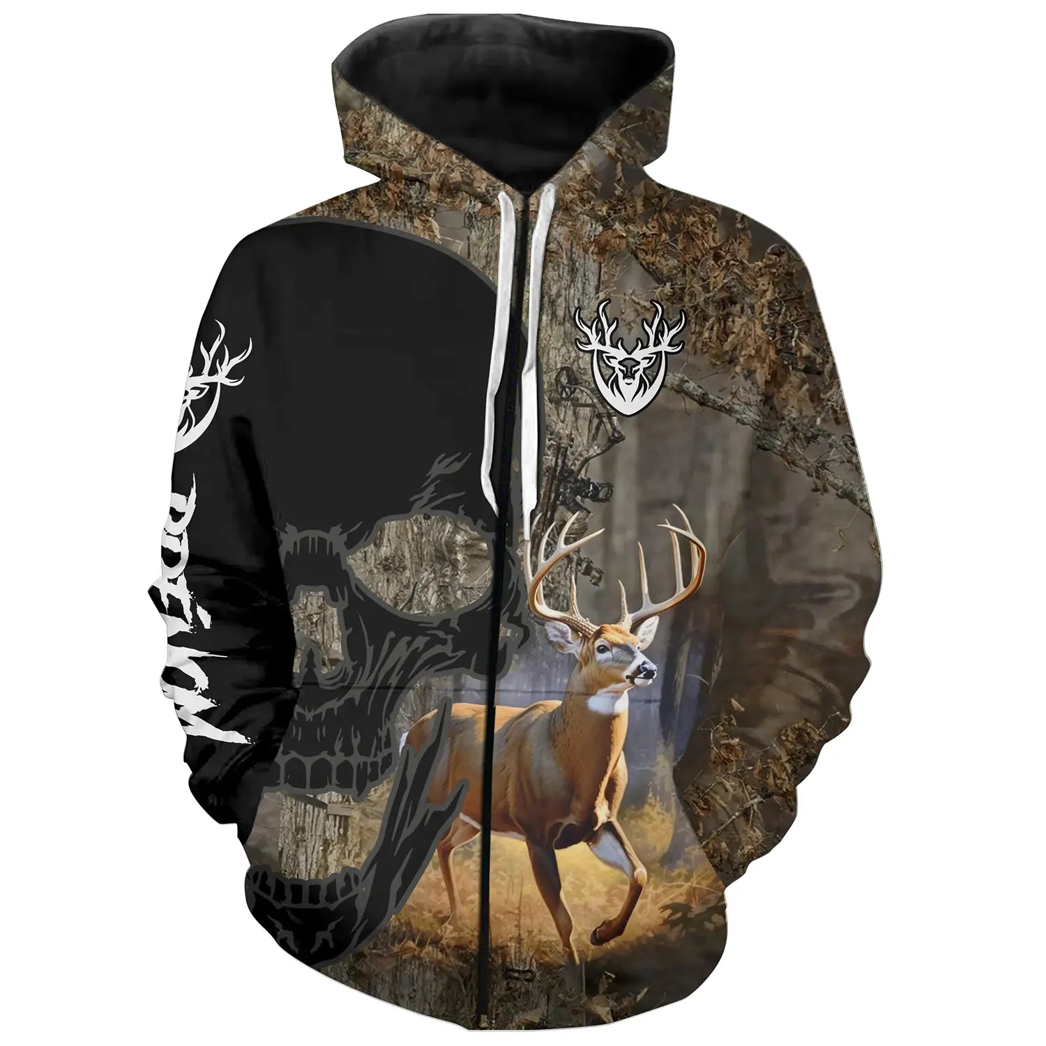 T-Shirt Camouflage Cerf - Aventure Chasse et Nature - Collection Sauvage Automne - CT22022446