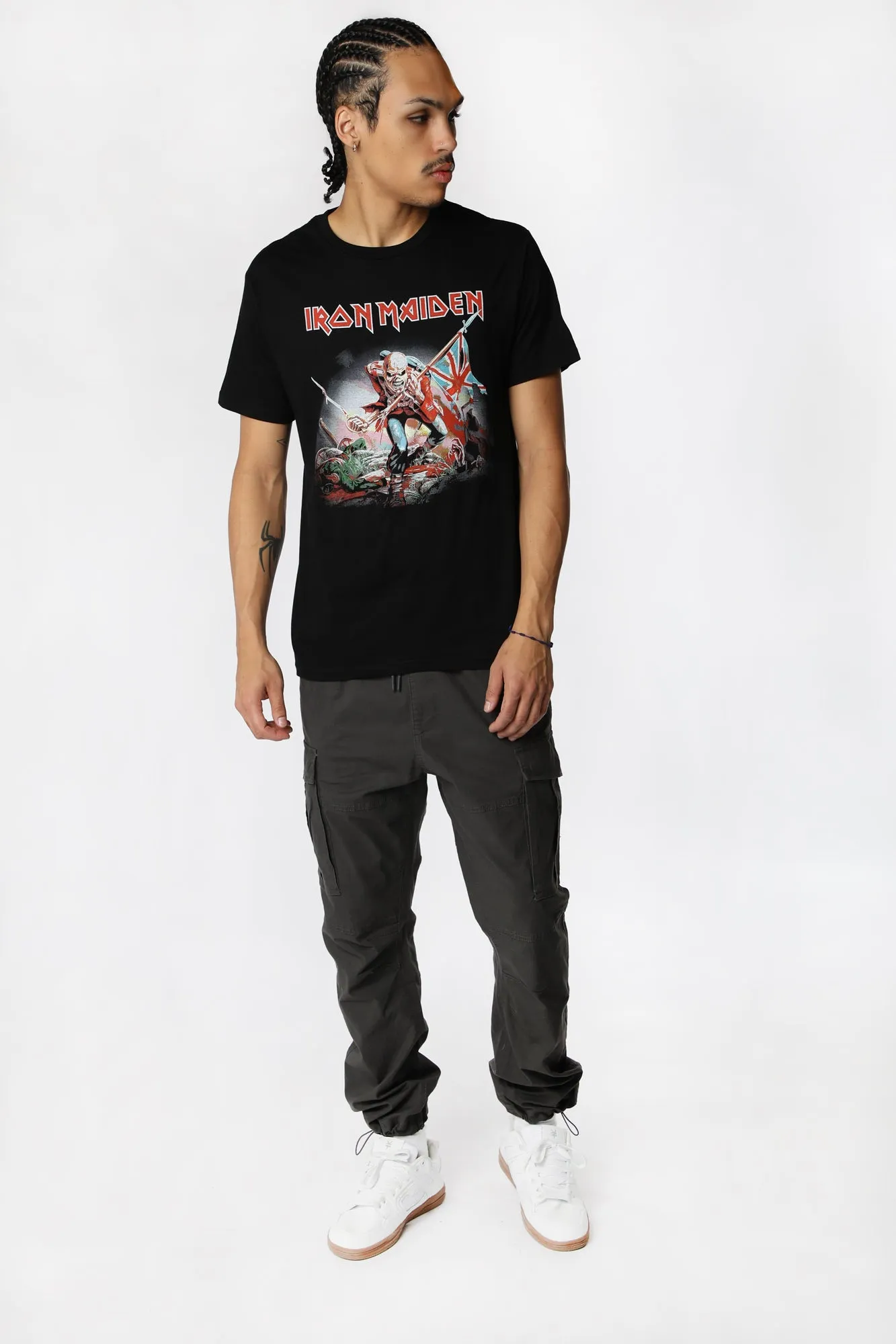 T-Shirt Imprimé Iron Maiden Army Homme