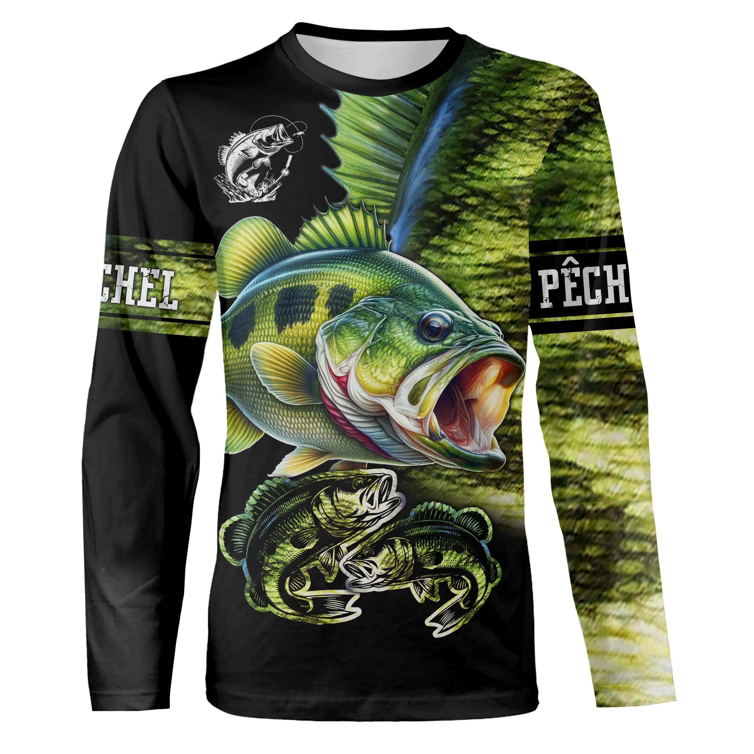 T-Shirt Pêche Respirant et cologique pour Fan de Bar - Cadeau Parfait pour Pêcheurs - CTS12042231