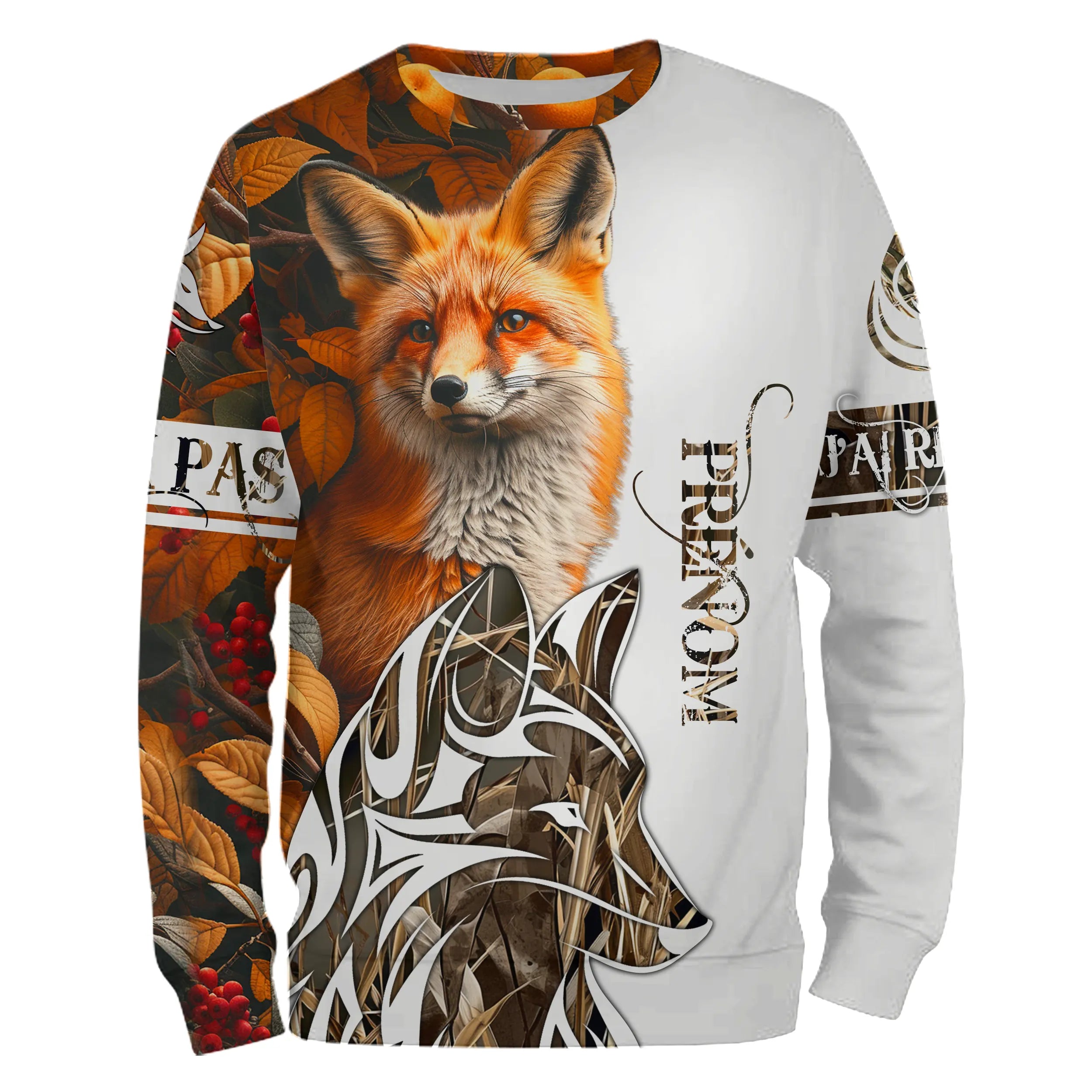 T-shirt, Sweat Chasse Au Renard, Cadeau Personnalisé Chasseur, J'peux Pas J'ai Renard - CT12112234