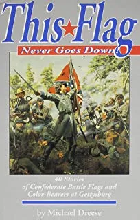 This Flag Never Goes Down!: 40 Stories of Confederate Battle Flags and Color-Bearers at Gettysburg by Michael Dreese