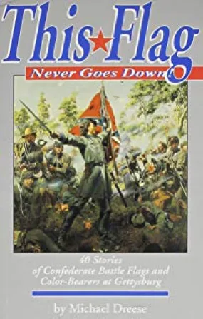 This Flag Never Goes Down!: 40 Stories of Confederate Battle Flags and Color-Bearers at Gettysburg by Michael Dreese