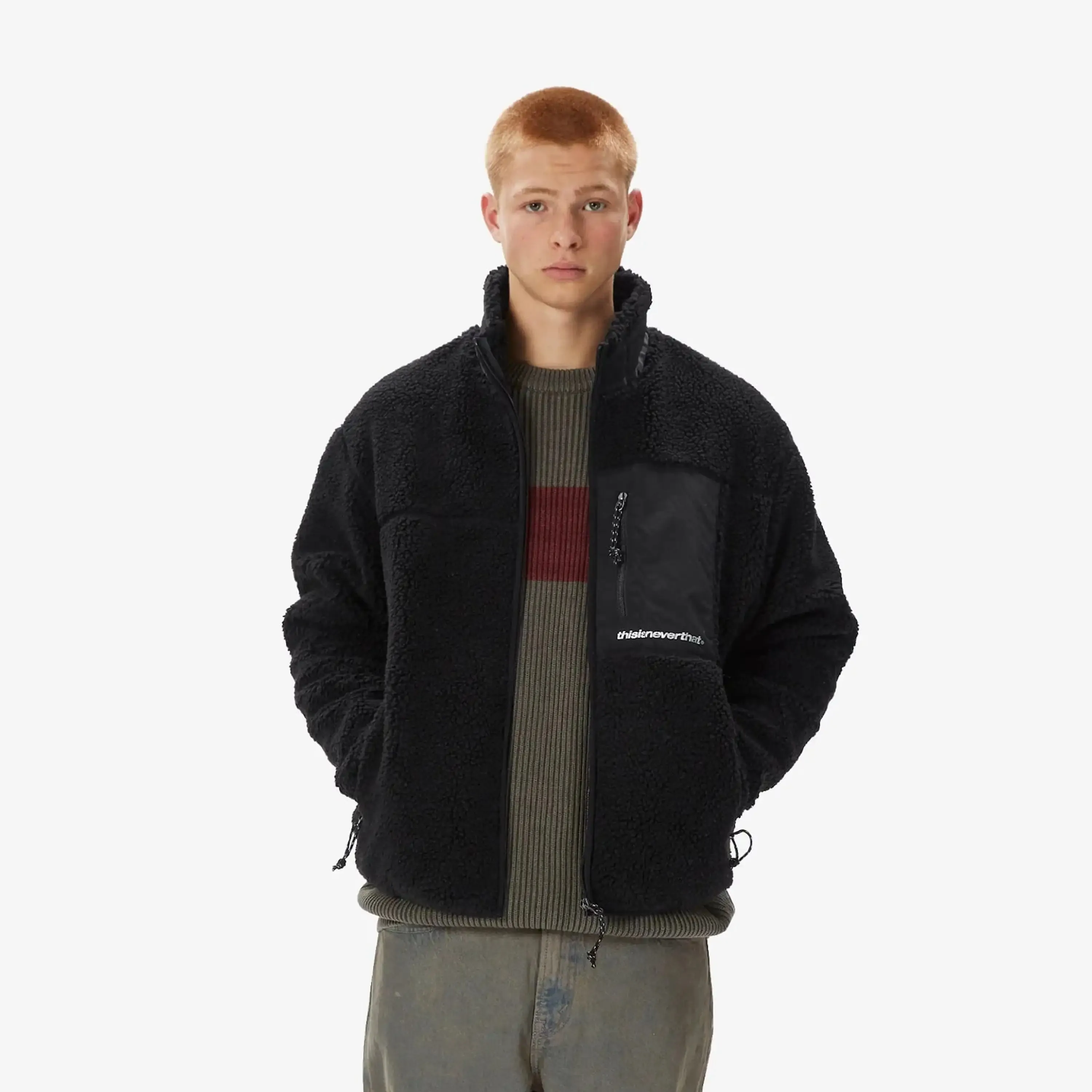 Thisisneverthat Sp Sherpa Fleece Jacket