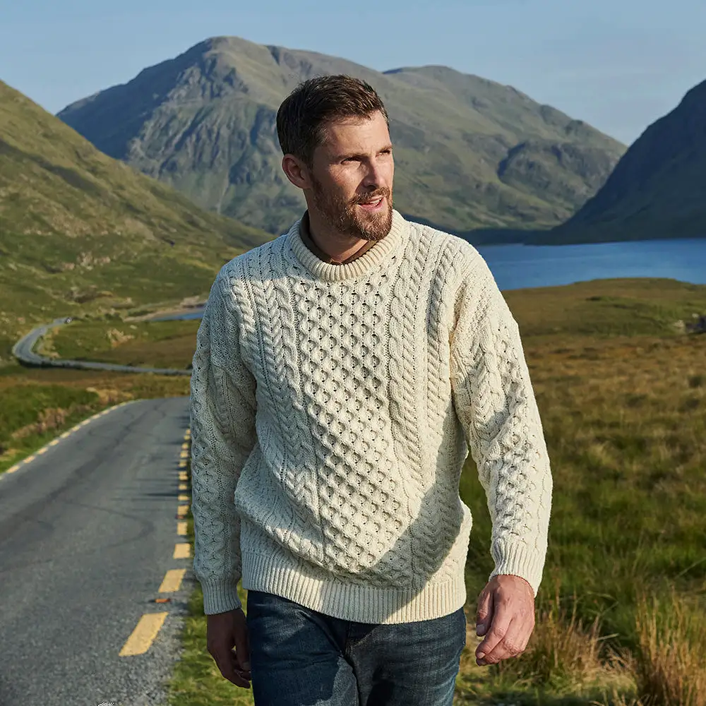 Traditional Aran Sweater - Aran Woollen Mills