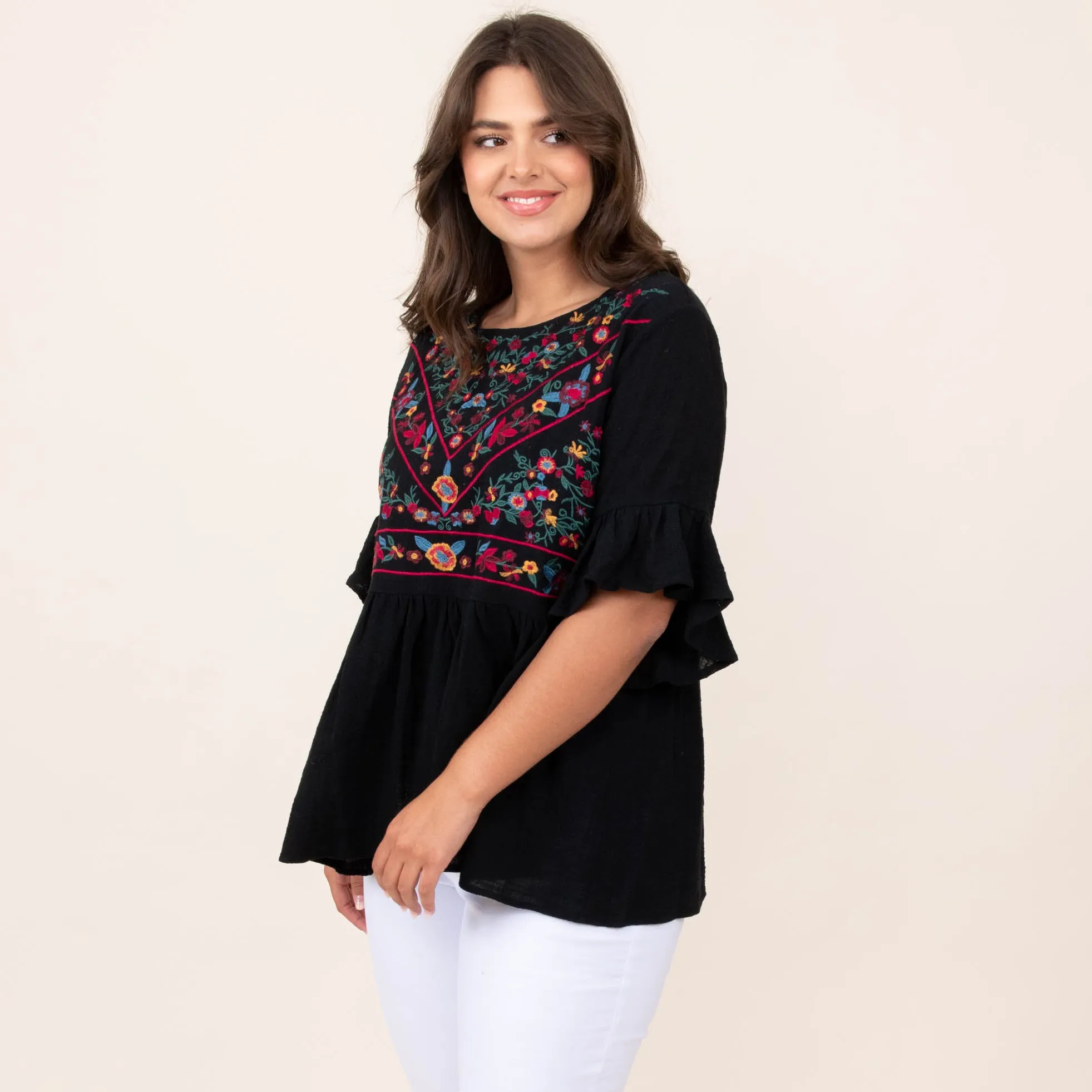 Trusting In You Top, Black