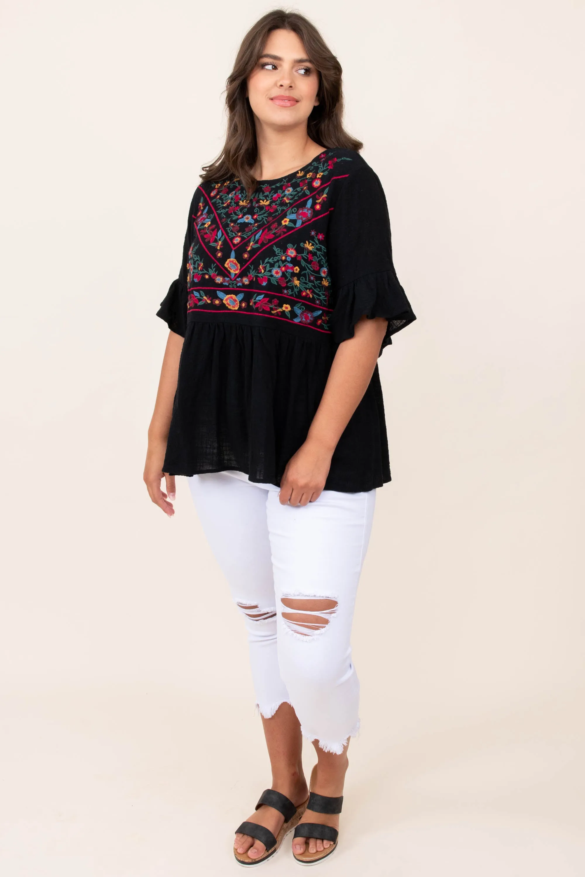 Trusting In You Top, Black