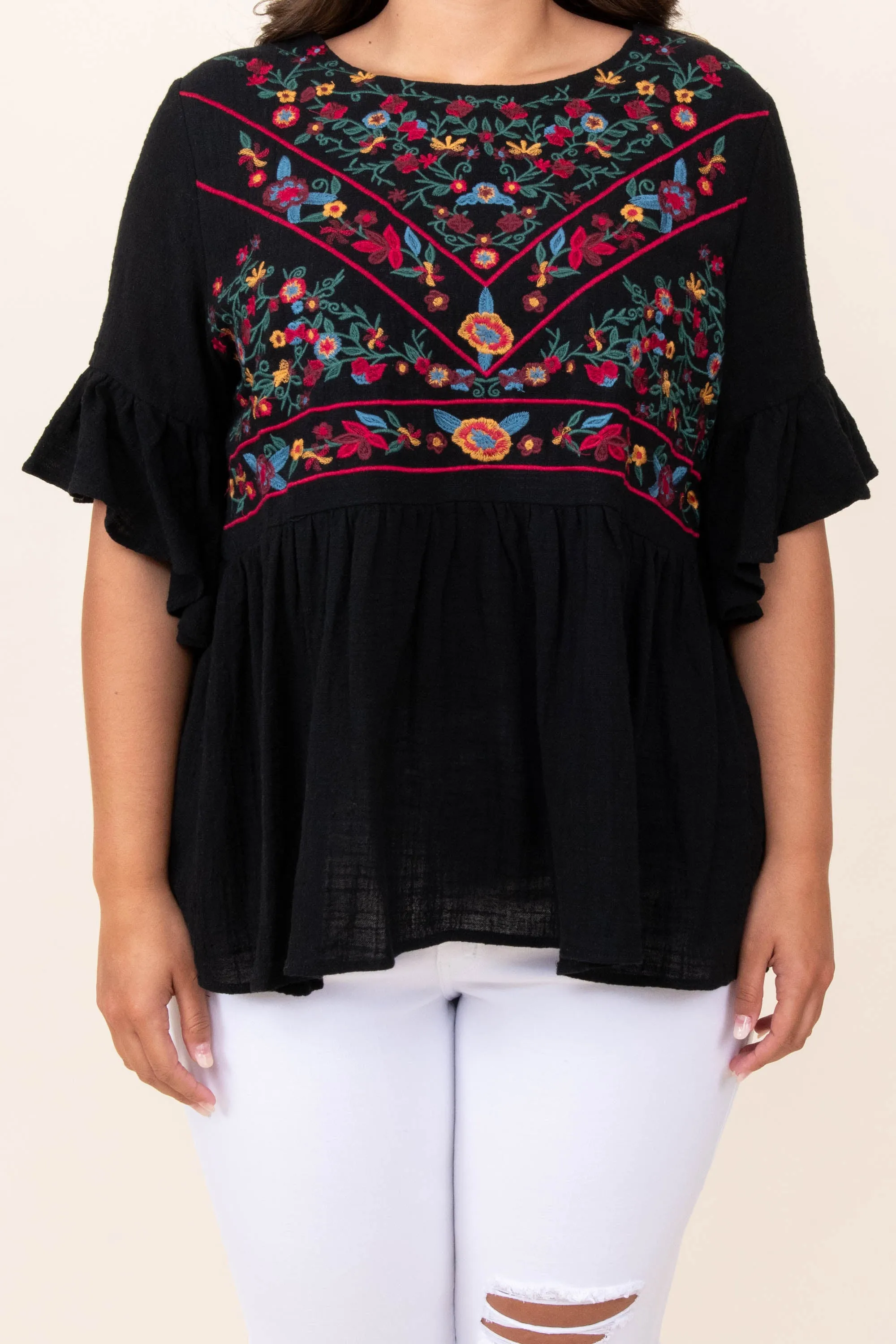 Trusting In You Top, Black