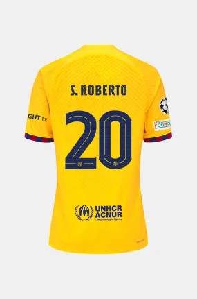 UCL FC Barcelona fourth shirt 23/24 - Junior - S. ROBERTO