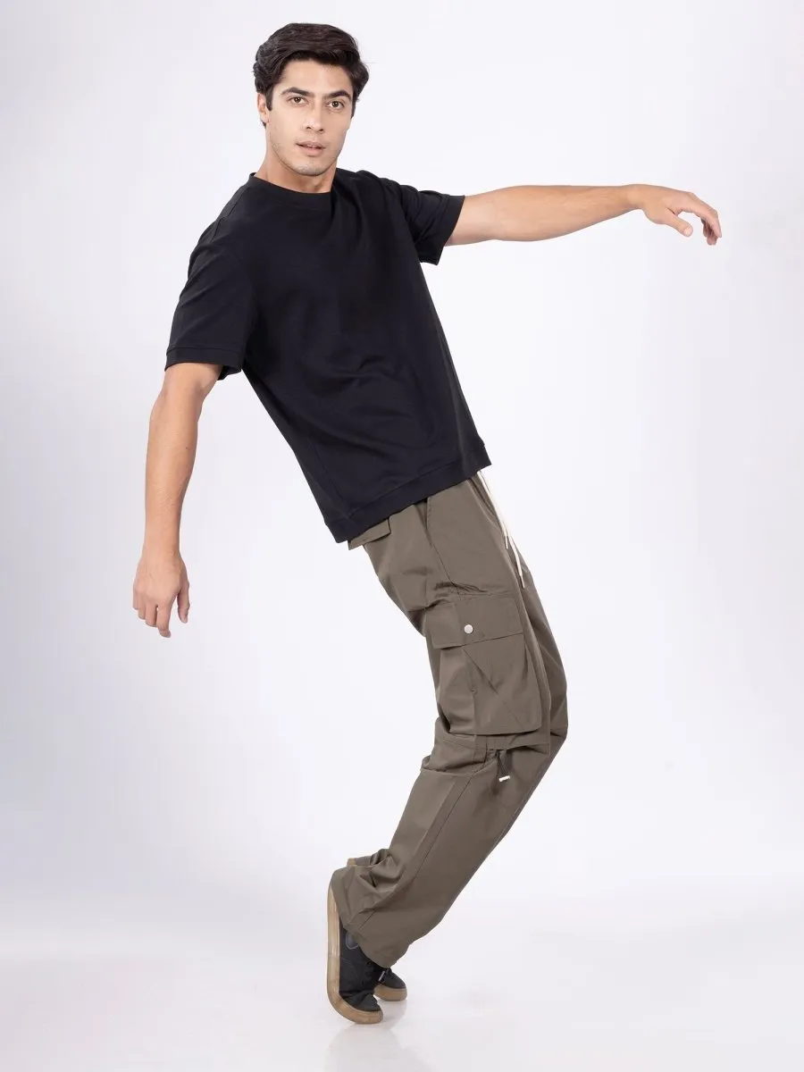 Urban Core Olive Parachute Pants [ Unisex ]