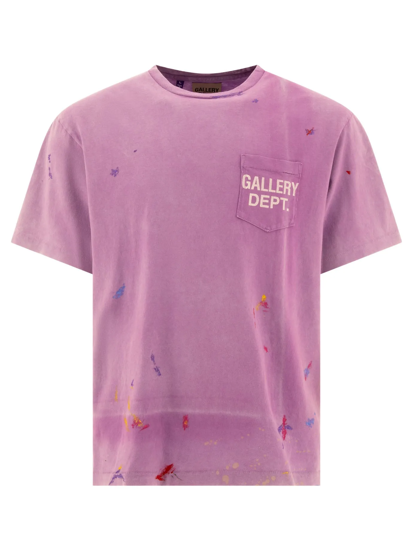 Vintage Logo Painted T-Shirts Purple