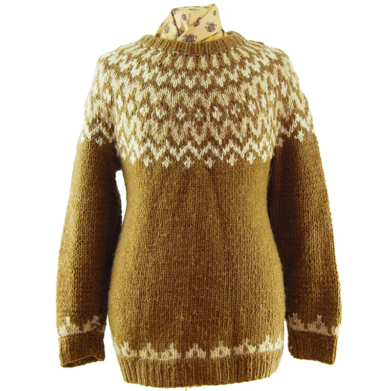 Vintage Oversized Knit Sweater - XXL