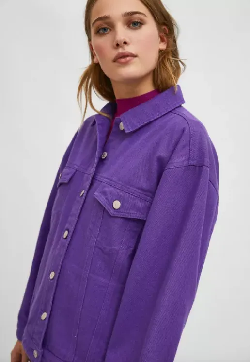 Violet Denim Jacket