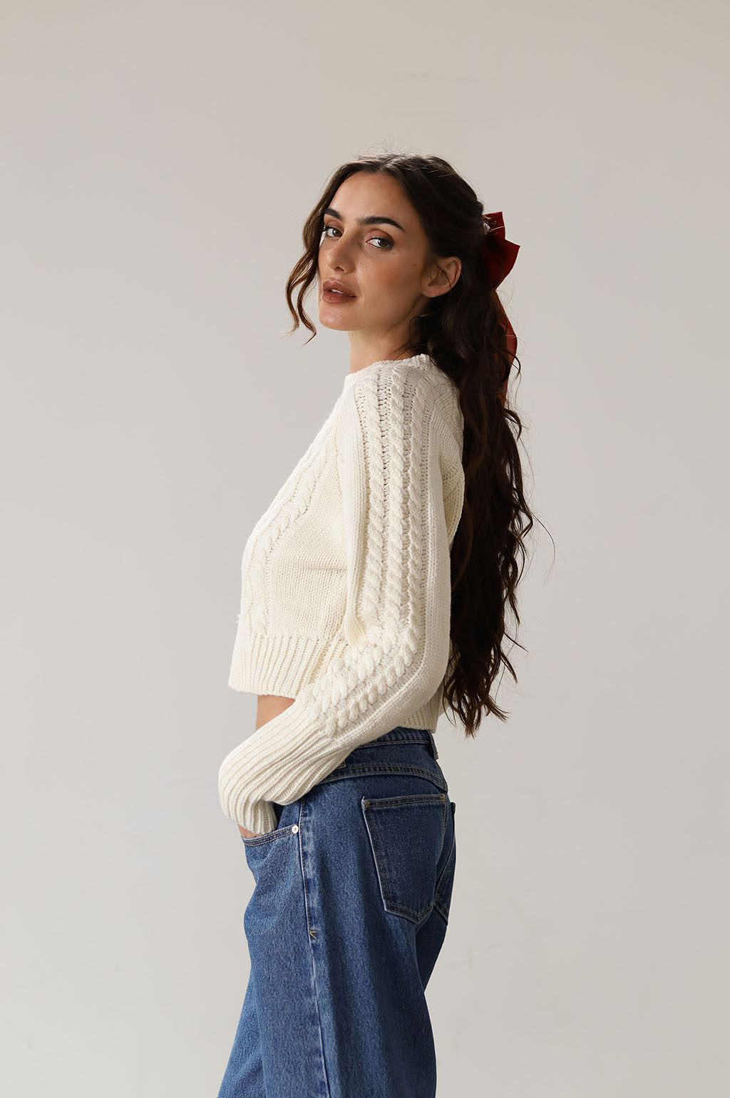 With Love Crop Sweater