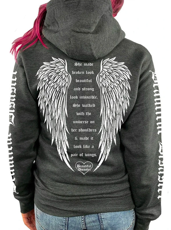 Women's Angel Zip Hoodie