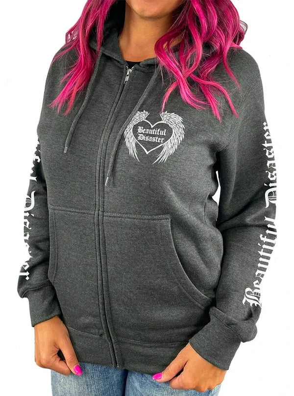 Women's Angel Zip Hoodie