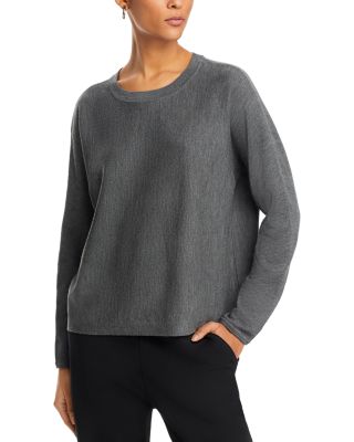 Wool Crewneck Boxy Sweater