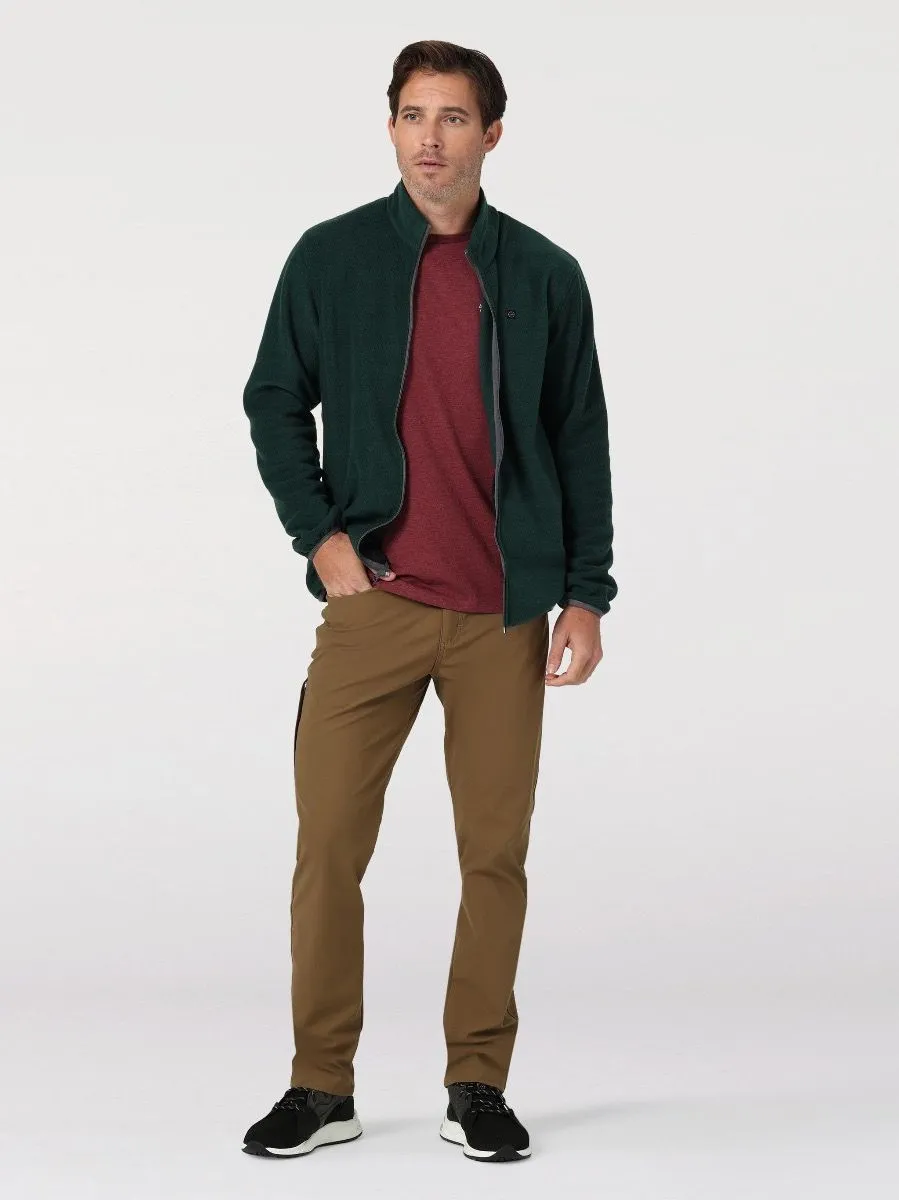 Wrangler Adams Full Zip Fleece Jacket Pine